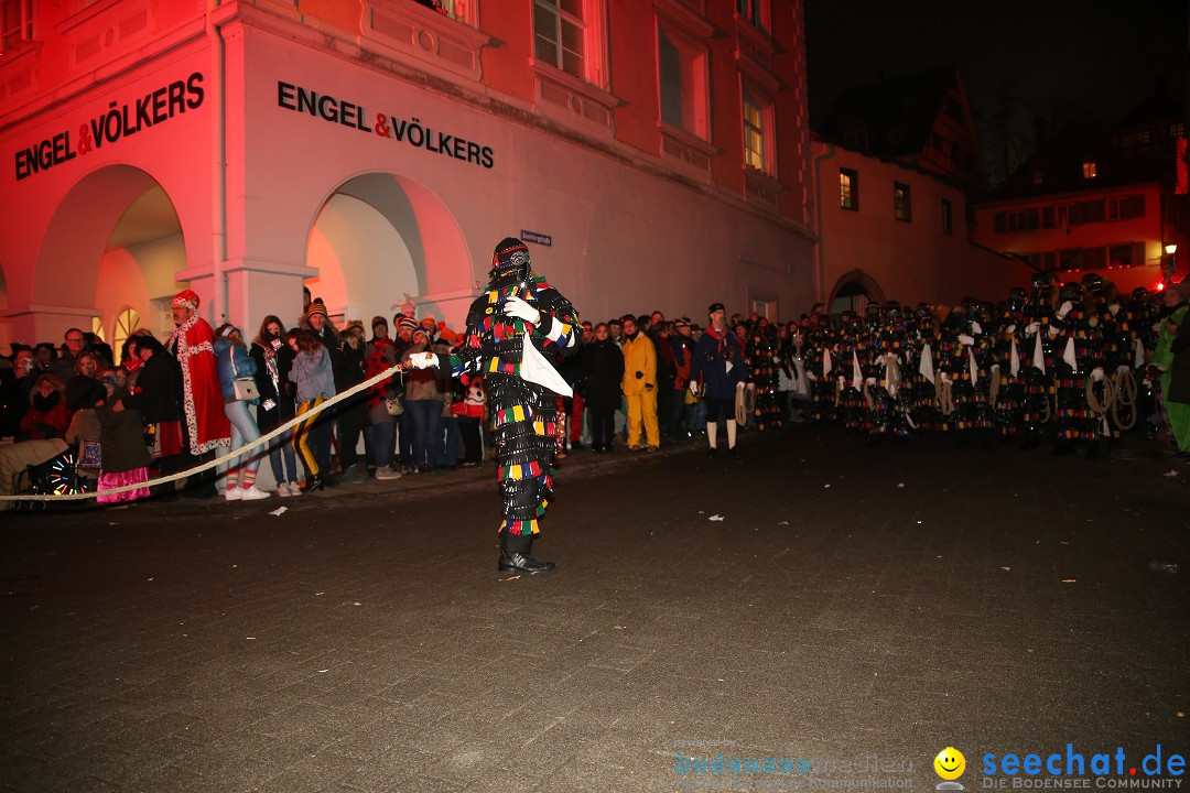 Narrentag des Viererbundes 2020: Nachtumzug in Ueberlingen, 25.01.2020