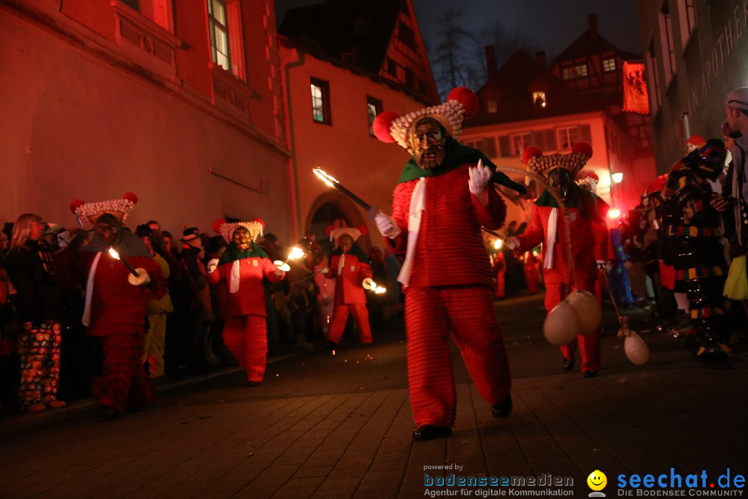Narrentag des Viererbundes 2020: Nachtumzug in Ueberlingen, 25.01.2020