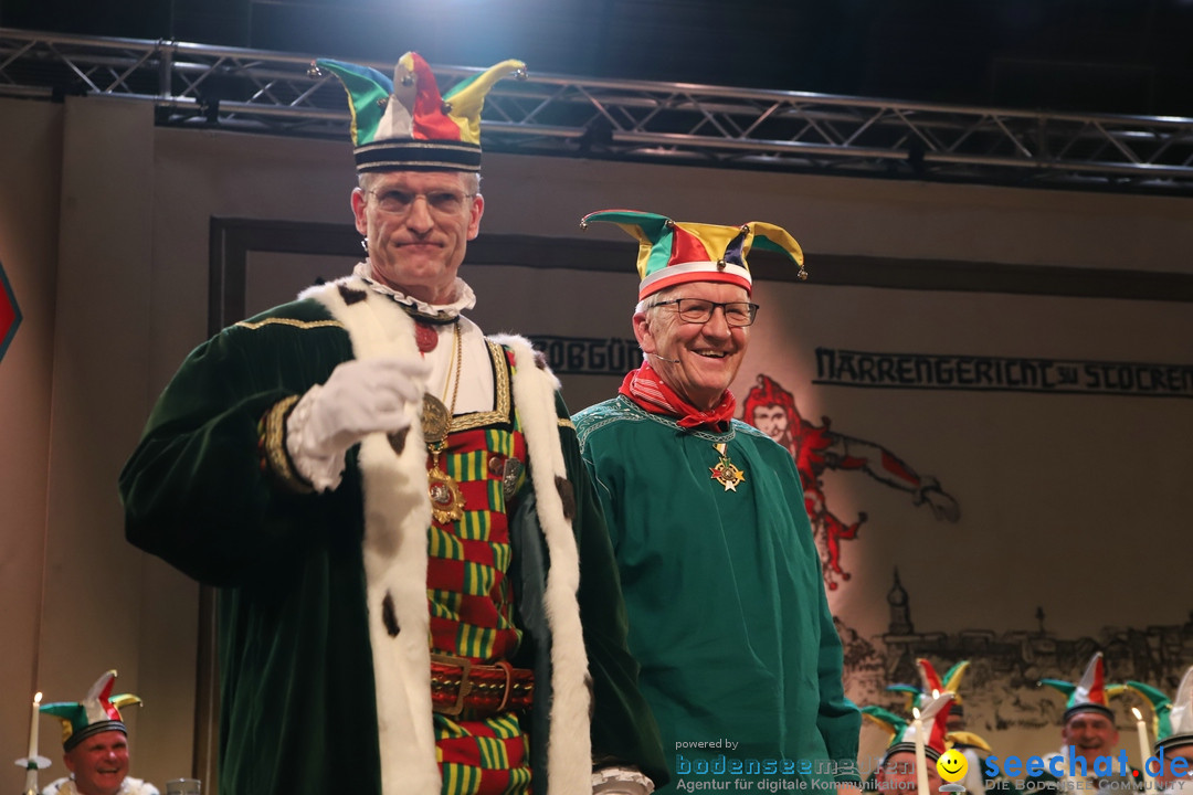 Narrengericht: Cem Oezdemir - Winfried Kretschmann: Stockach, 20.02.2020