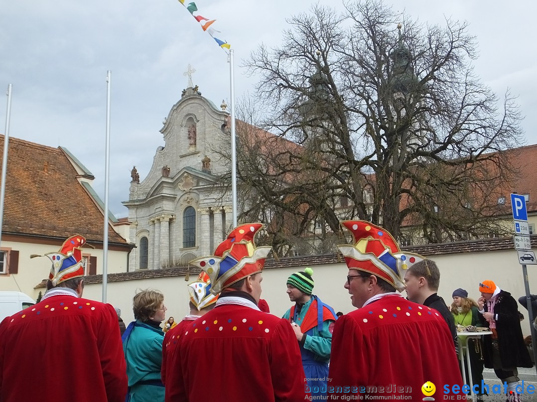Fasnetsumzug, Narrensprung mit ueber 1200 Narren: Zwiefalten, 23.02.2020