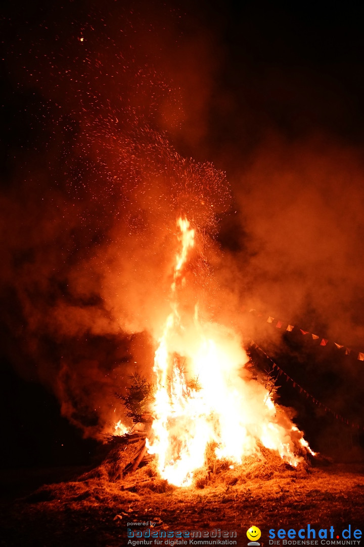 Funkenfeuer Fasnet: Ittendorf und Markdorf, 01.03.2020