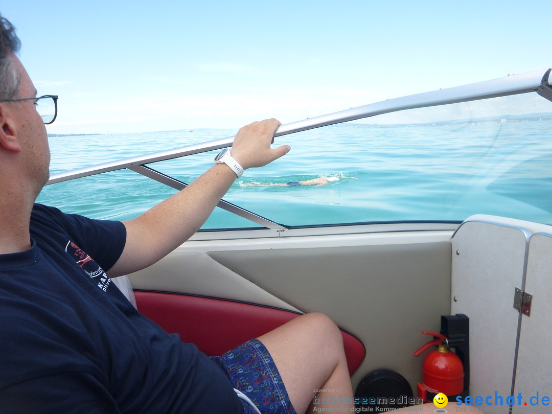BODENSEEBOOT.DE 2fache SeeQuerung- Cyril Spuler: Romanshorn 19.07.2020