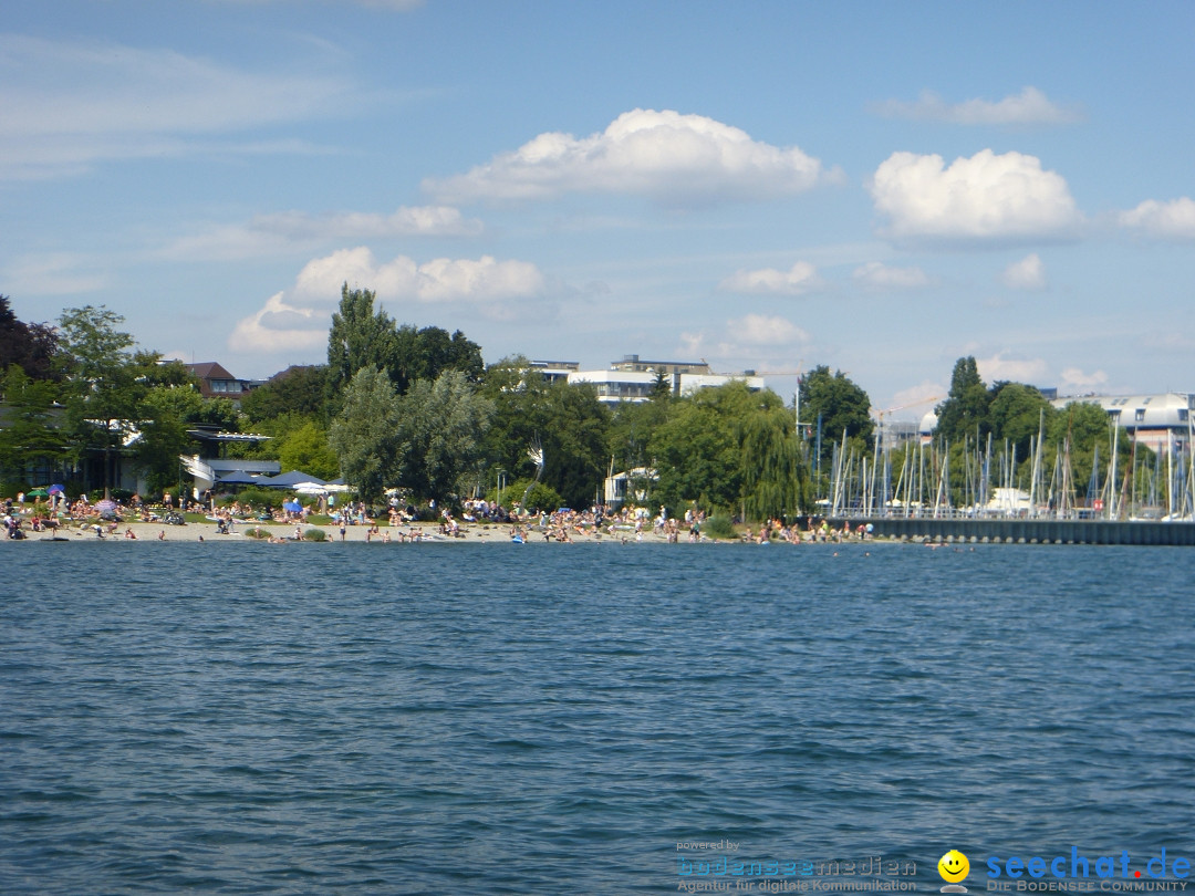 BODENSEEBOOT.DE 2fache SeeQuerung- Cyril Spuler: Romanshorn 19.07.2020