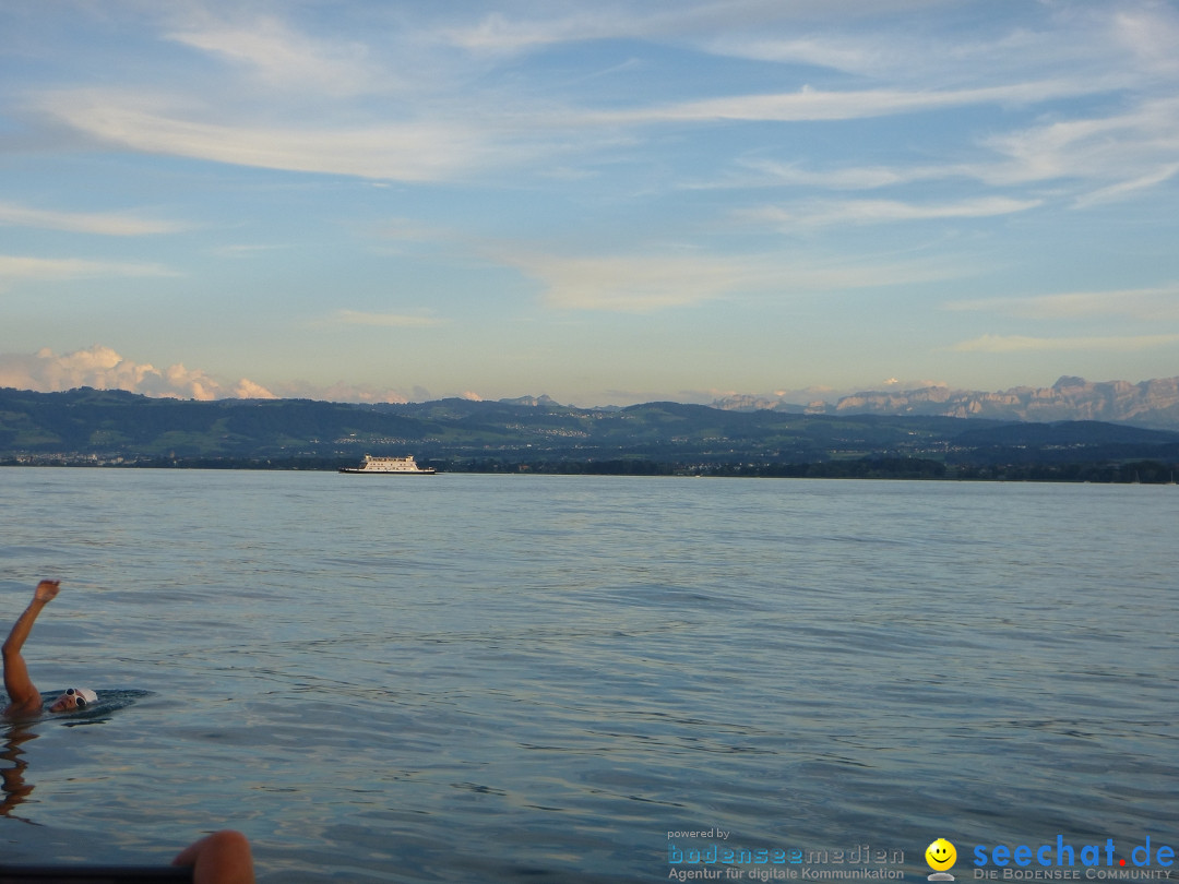 BODENSEEBOOT.DE 2fache SeeQuerung- Cyril Spuler: Romanshorn 19.07.2020