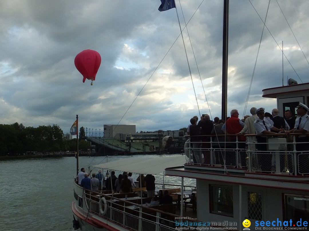 BREGENZER LUFTSPIELE: Jungfernfahrt am Bodensee: Euter-Luftschiff, 23.08.20