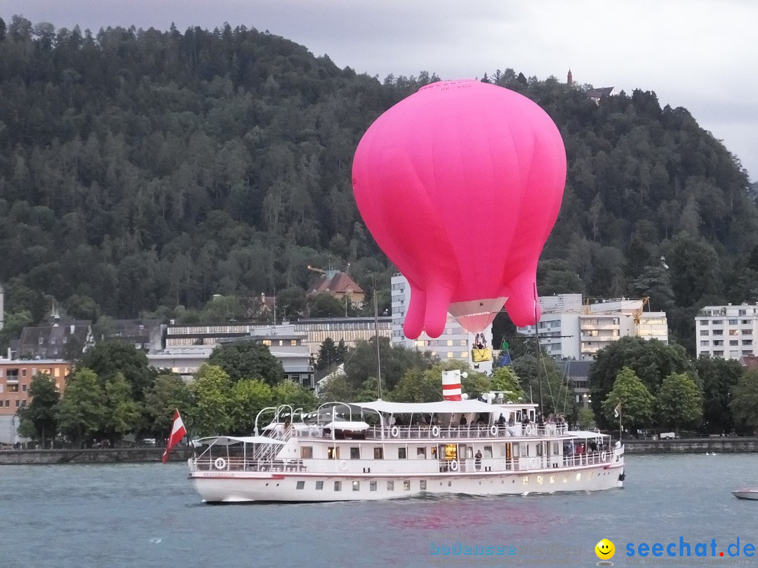 BREGENZER LUFTSPIELE: Jungfernfahrt am Bodensee: Euter-Luftschiff, 23.08.20