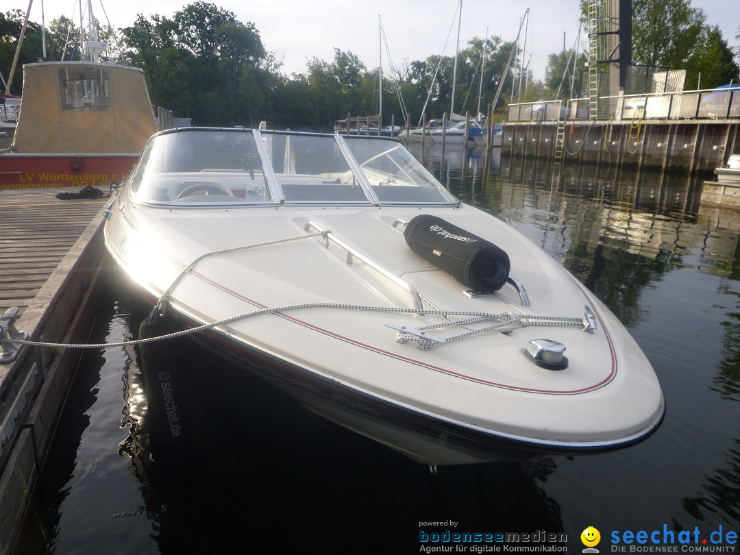 BODENSEEBOOT.DE - Begleitfahrt: Isabella und Thorsten: Friedrichshafen, 27.