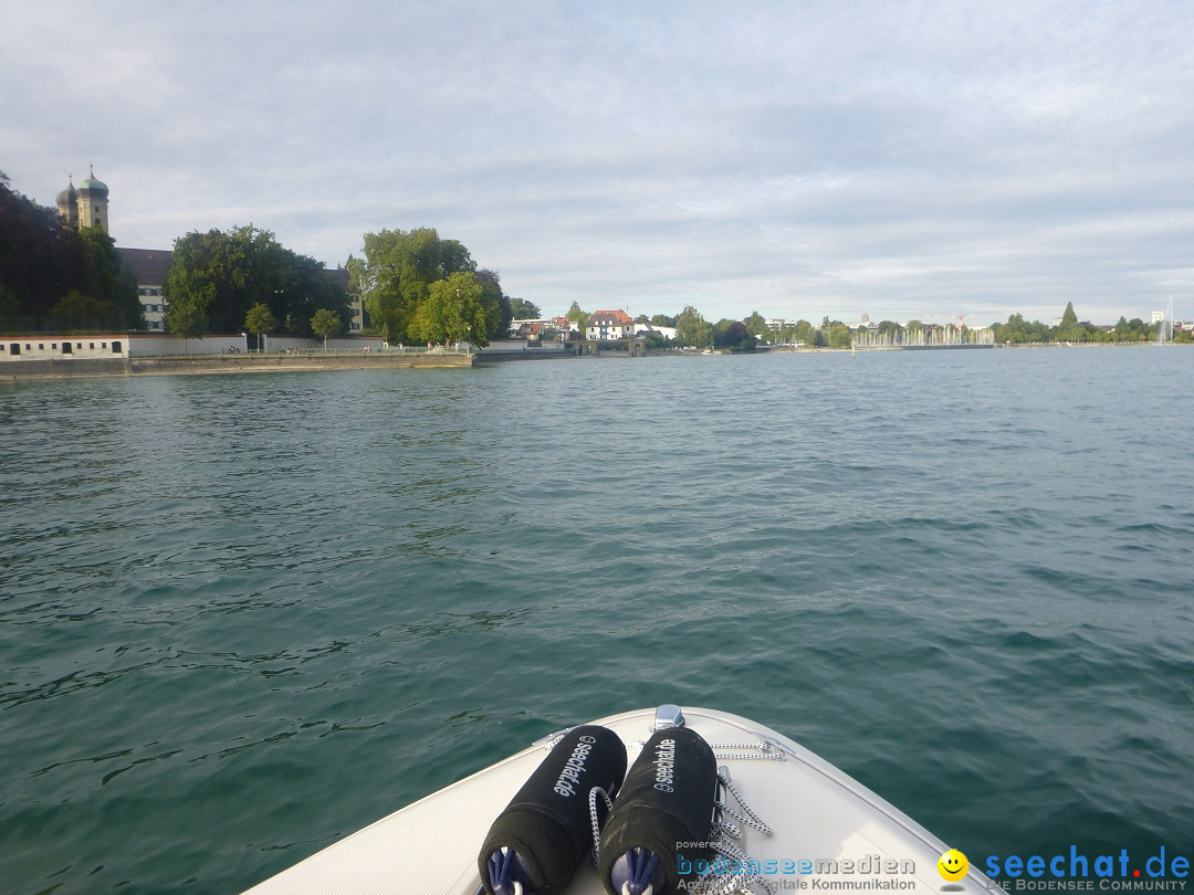 BODENSEEBOOT.DE - Begleitfahrt: Isabella und Thorsten: Friedrichshafen, 27.