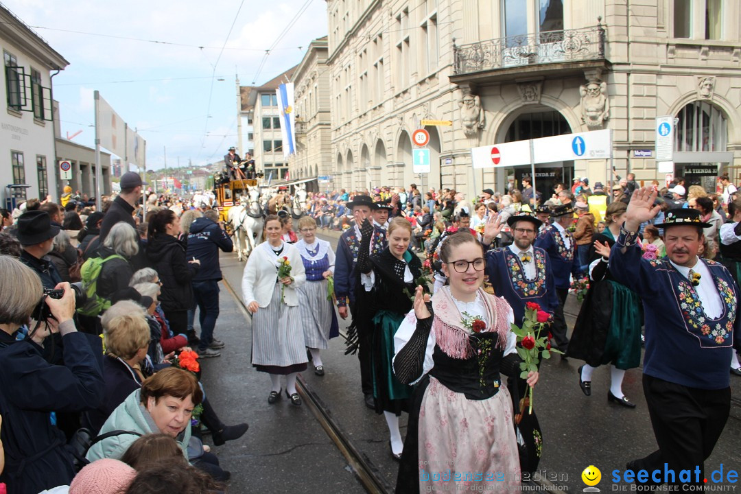 Sechselaeuten: Zuerich, 25.04.2022