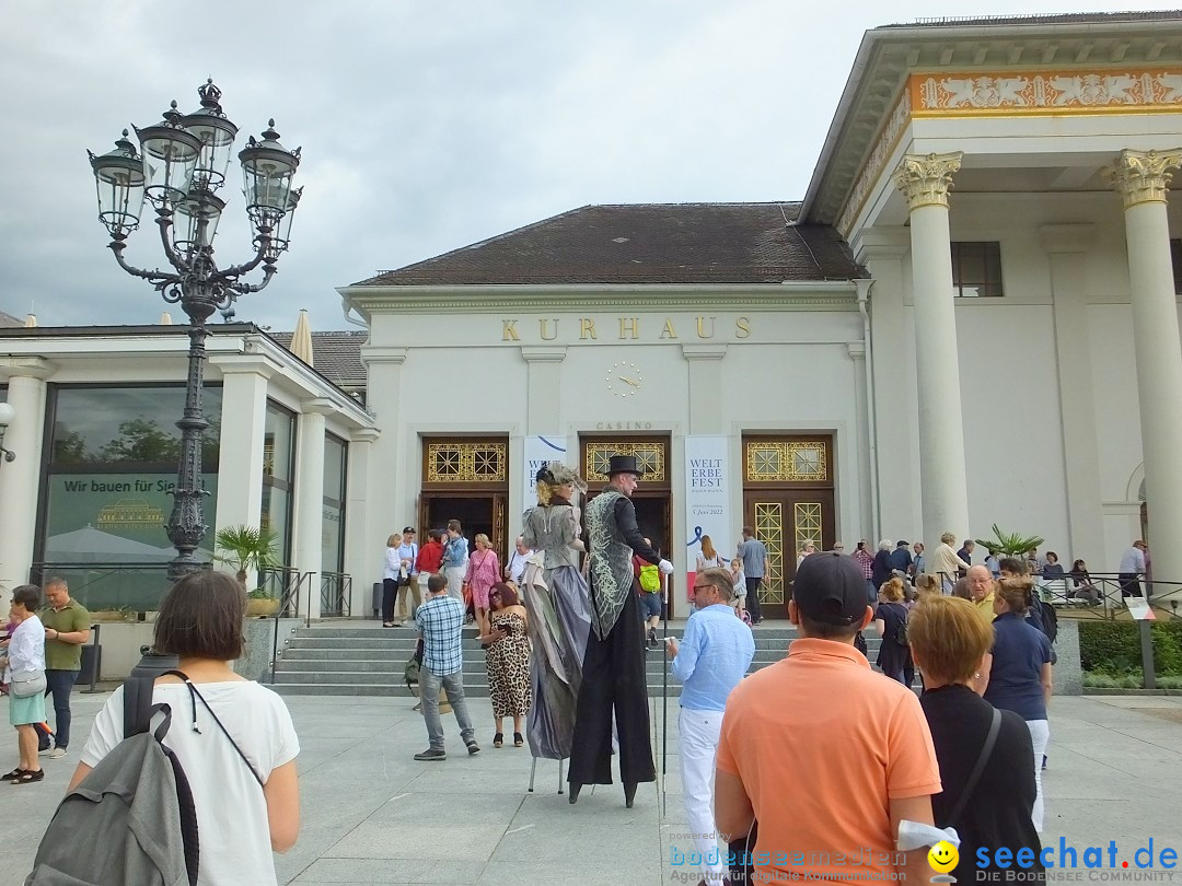 Welterbefest - Unesco Welterbetag im Festspielhaus, Baden-Baden, 05.06.2022