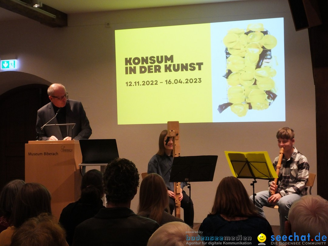 Konsum in der Kunst: Biberach, 12.11.2022