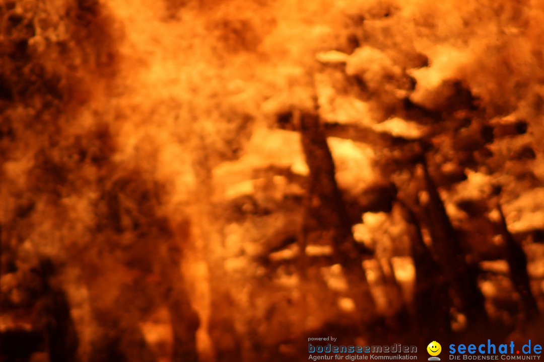 Funken - Funkenfeuer: Bundwiese, Gossau, 26.02.2023