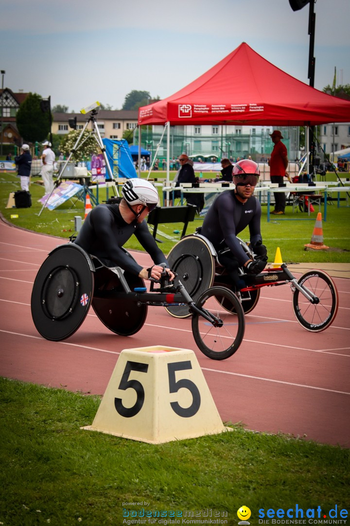 WELTKLASSE AM SEE Rollstuhl-Leichtathletik: Arbon am Bodensee, 20.05.2023