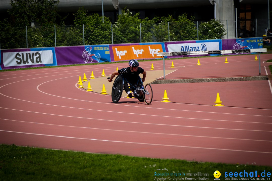 WELTKLASSE AM SEE Rollstuhl-Leichtathletik: Arbon am Bodensee, 20.05.2023