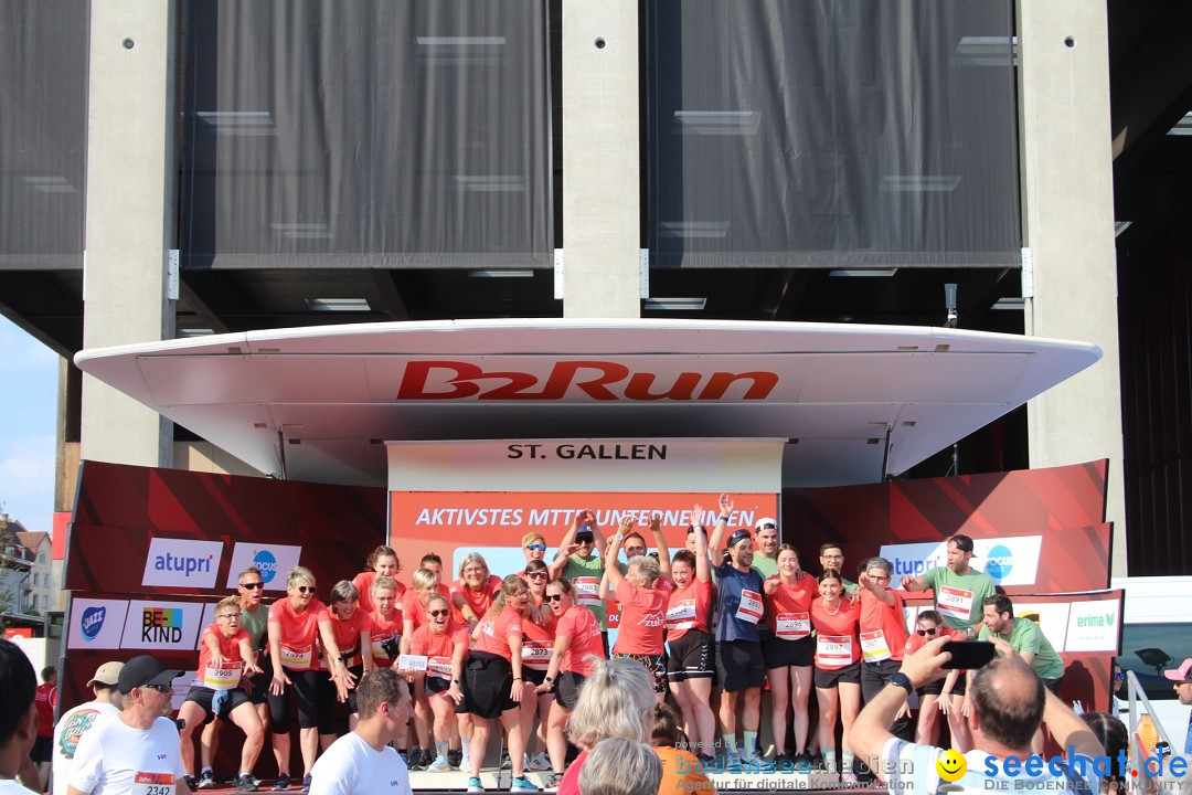 B2Run Schweizer Firmenlauf: St. Gallen, 05.06.2023
