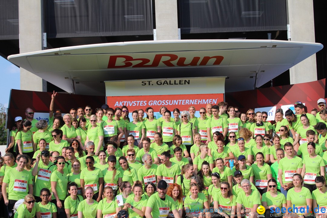 B2Run Schweizer Firmenlauf: St. Gallen, 05.06.2023
