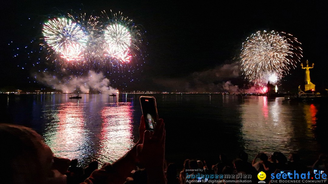 SEENACHTFEST mit Feuerwerk: Konstanz am Bodensee, 12.08.2023