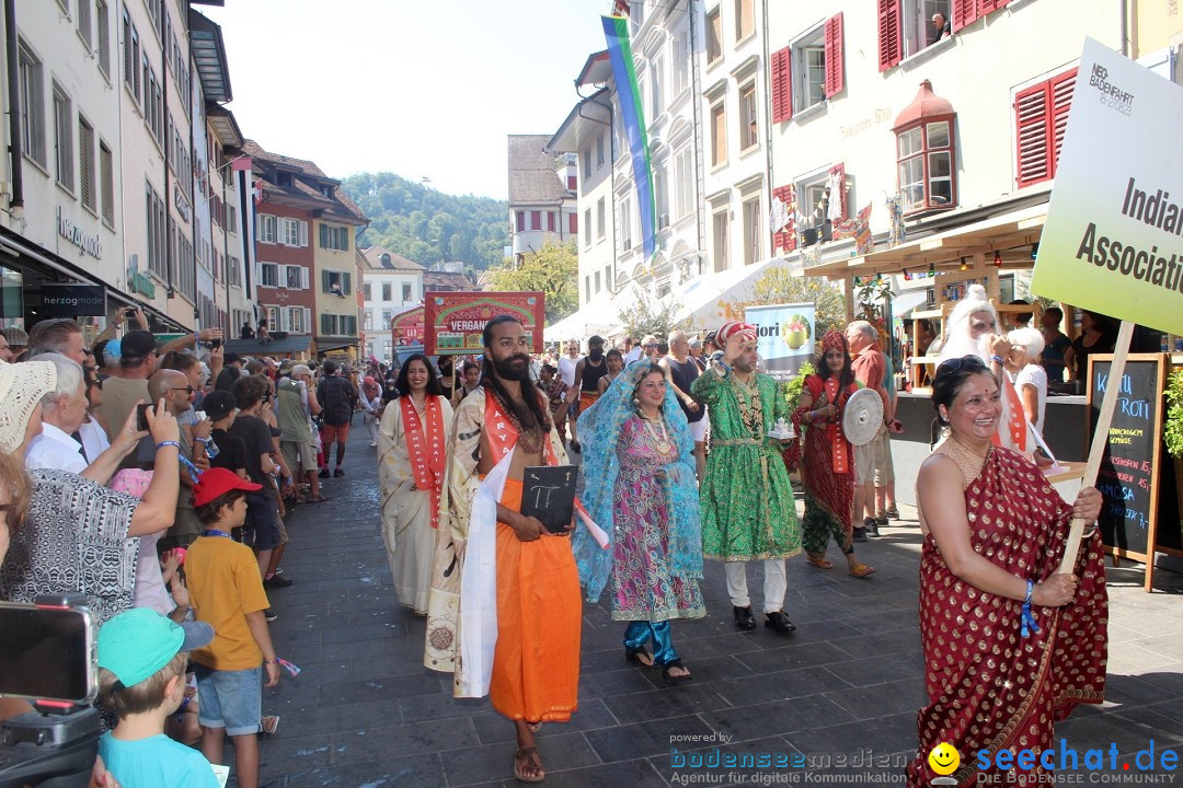 Badenfahrt 2023 in der Schweiz, Baden: 20.08.2023