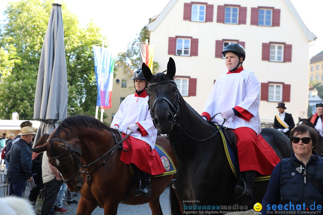 Blutritt - Reiterprozession - Heilig-Blut-Reliquie: Weingarten, 10.05.2024