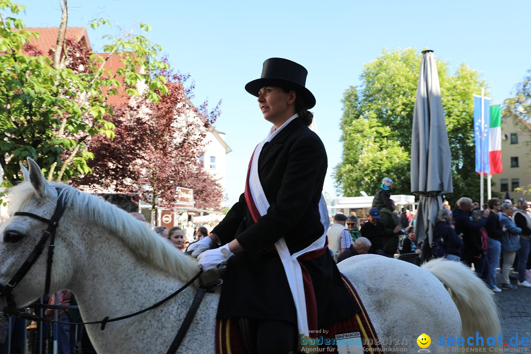 Blutritt - Reiterprozession - Heilig-Blut-Reliquie: Weingarten, 10.05.2024