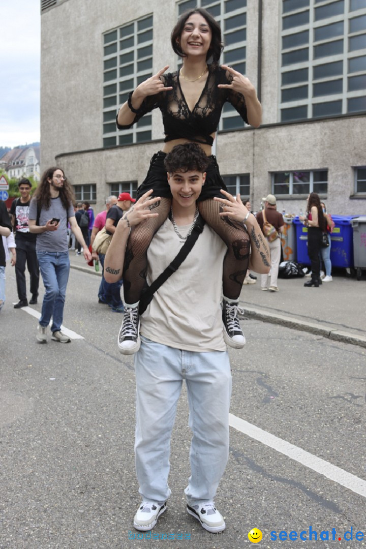 ZURICH PRIDE FESTIVAL: Zuerich - Schweiz, 15.06.2024