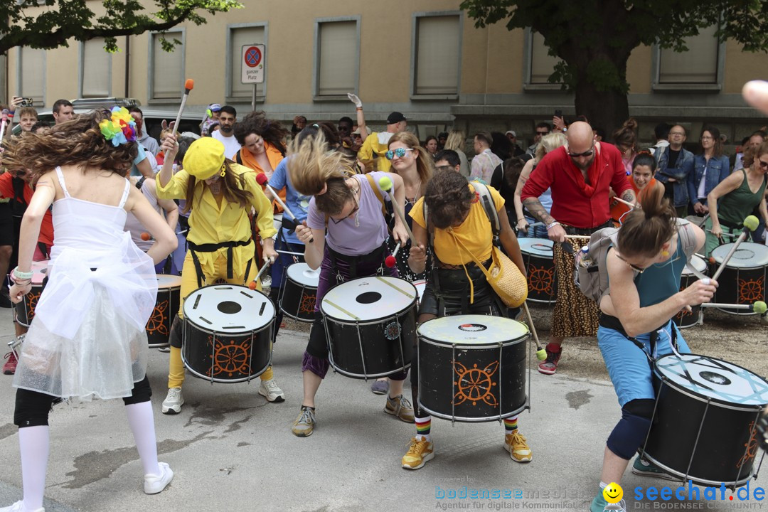ZURICH PRIDE FESTIVAL: Zuerich - Schweiz, 15.06.2024