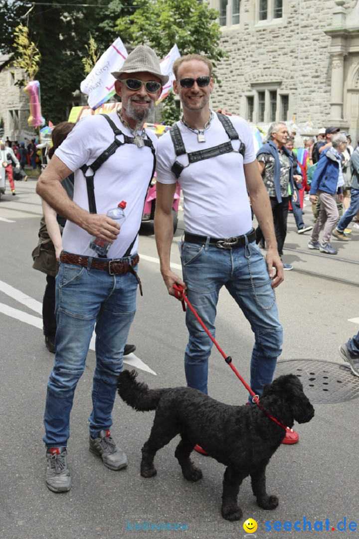 ZURICH PRIDE FESTIVAL: Zuerich - Schweiz, 15.06.2024