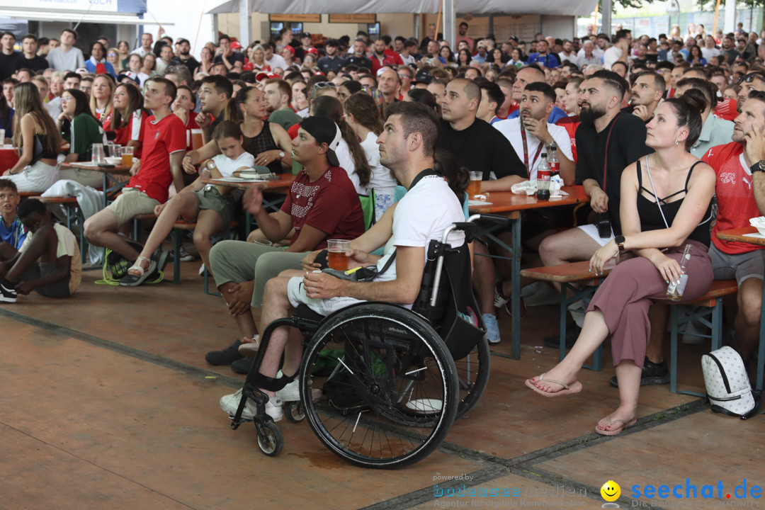 Europameisterschaft 2024: Schweiz-Italien 2:0: Arbon, 29.06.2024