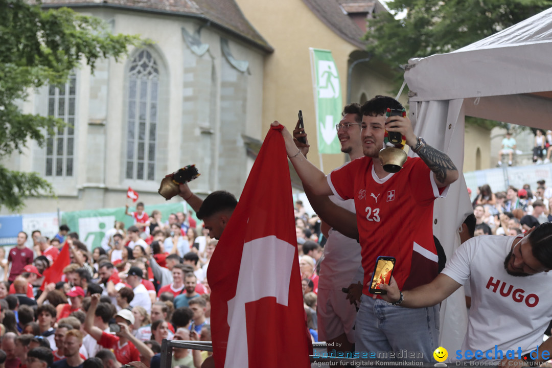 Europameisterschaft 2024: Schweiz-Italien 2:0: Arbon, 29.06.2024