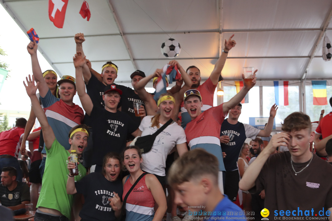Europameisterschaft 2024: Schweiz-Italien 2:0: Arbon, 29.06.2024