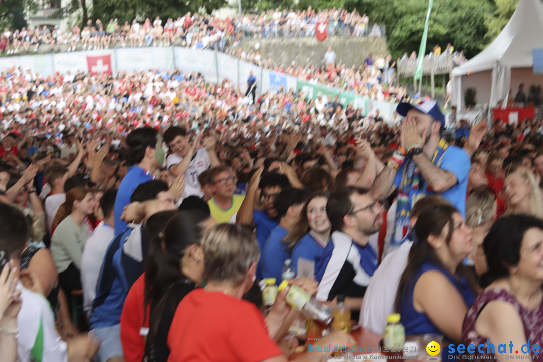 Europameisterschaft 2024: Schweiz-Italien 2:0: Arbon, 29.06.2024