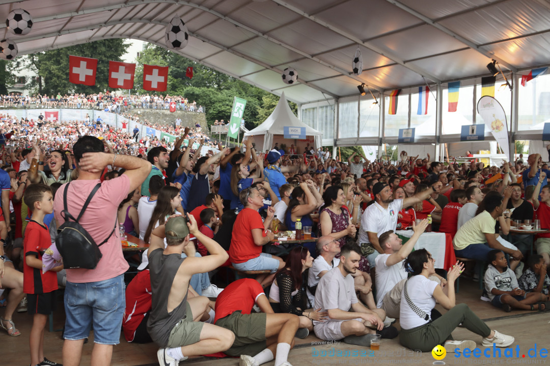 Europameisterschaft 2024: Schweiz-Italien 2:0: Arbon, 29.06.2024