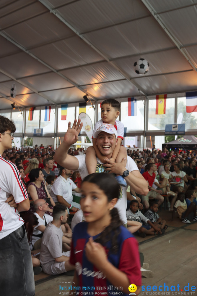 Europameisterschaft 2024: Schweiz-Italien 2:0: Arbon, 29.06.2024