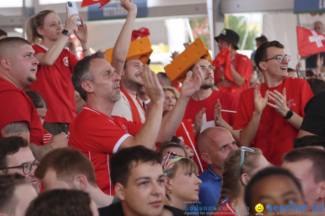 Europameisterschaft 2024: Schweiz-Italien 2:0: Arbon, 29.06.2024