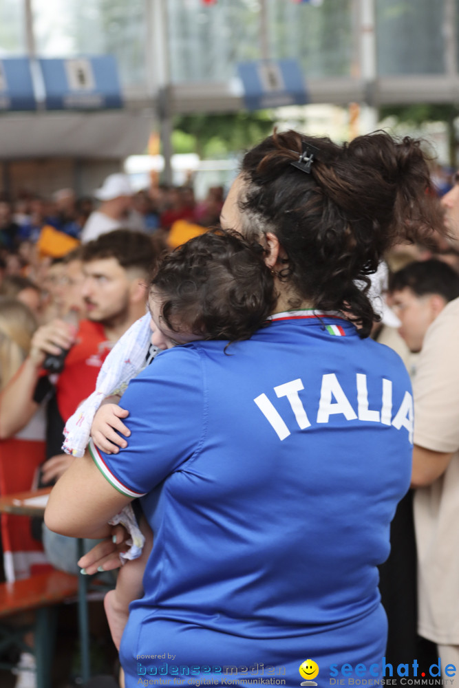 Europameisterschaft 2024: Schweiz-Italien 2:0: Arbon, 29.06.2024