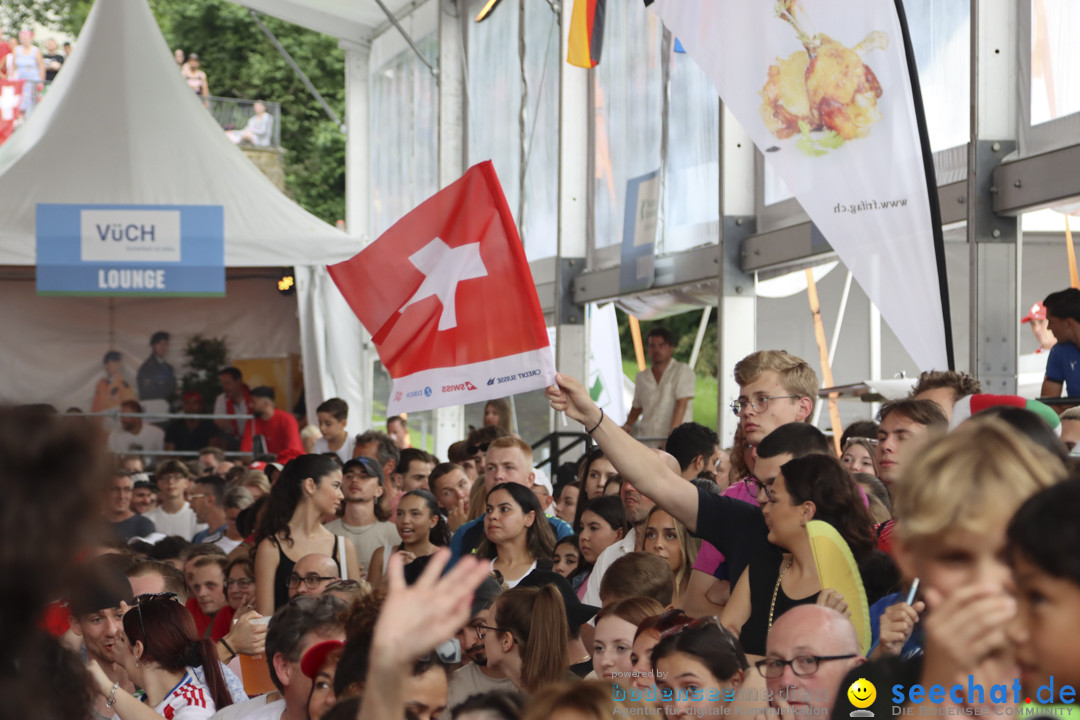 Europameisterschaft 2024: Schweiz-Italien 2:0: Arbon, 29.06.2024