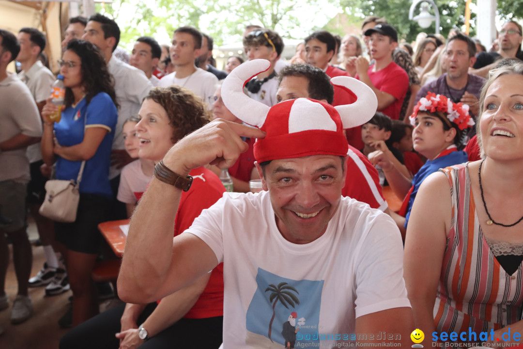 Europameisterschaft 2024: Schweiz-Italien 2:0: Arbon, 29.06.2024