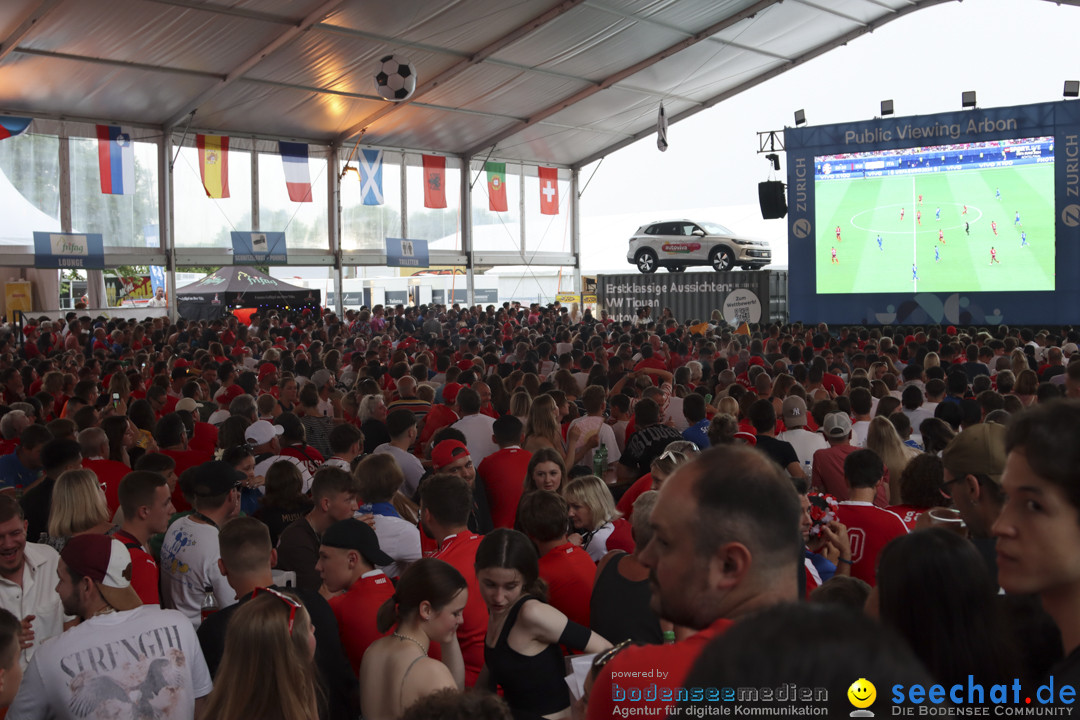 Europameisterschaft 2024: Schweiz-Italien 2:0: Arbon, 29.06.2024
