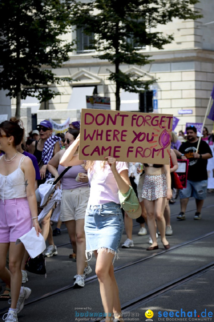 Feministischer Streik - Frauenstreik: Zuerich, 14.06.2025