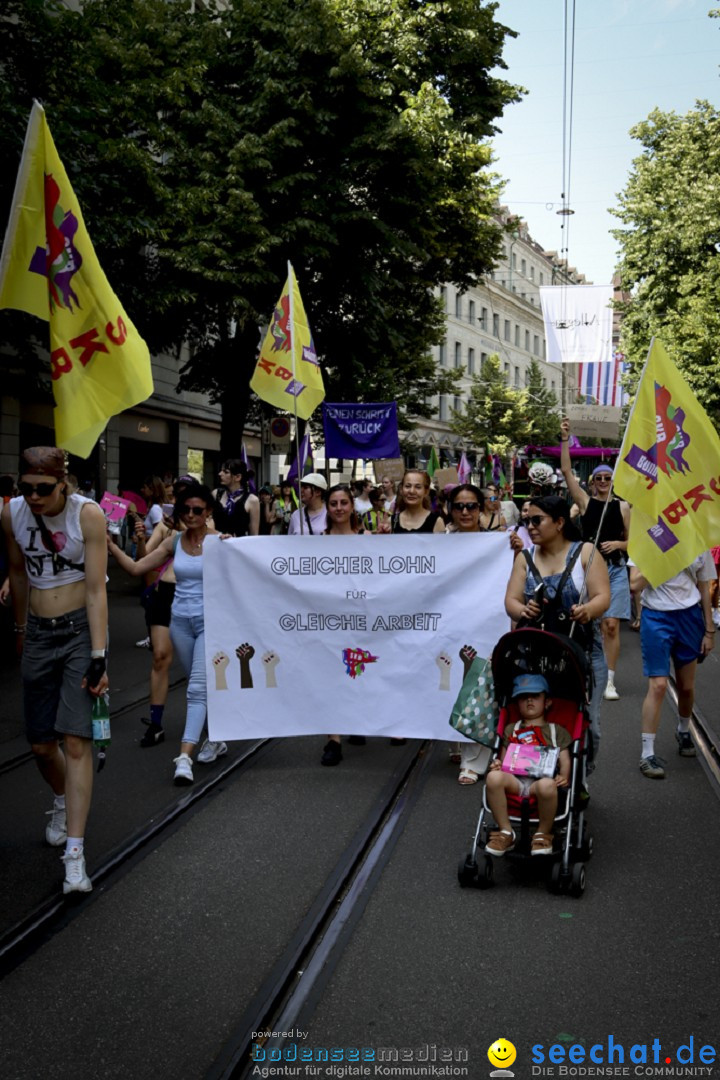 Feministischer Streik - Frauenstreik: Zuerich, 14.06.2025