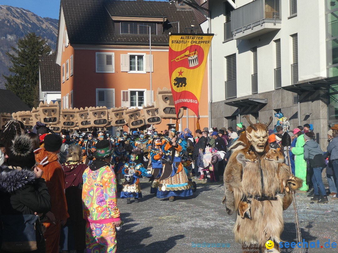 Fasnachtsumzug: Gams - Schweiz, 01.02.2026