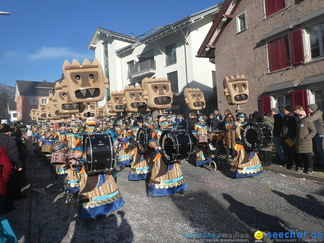 Fasnachtsumzug: Gams - Schweiz, 01.02.2026