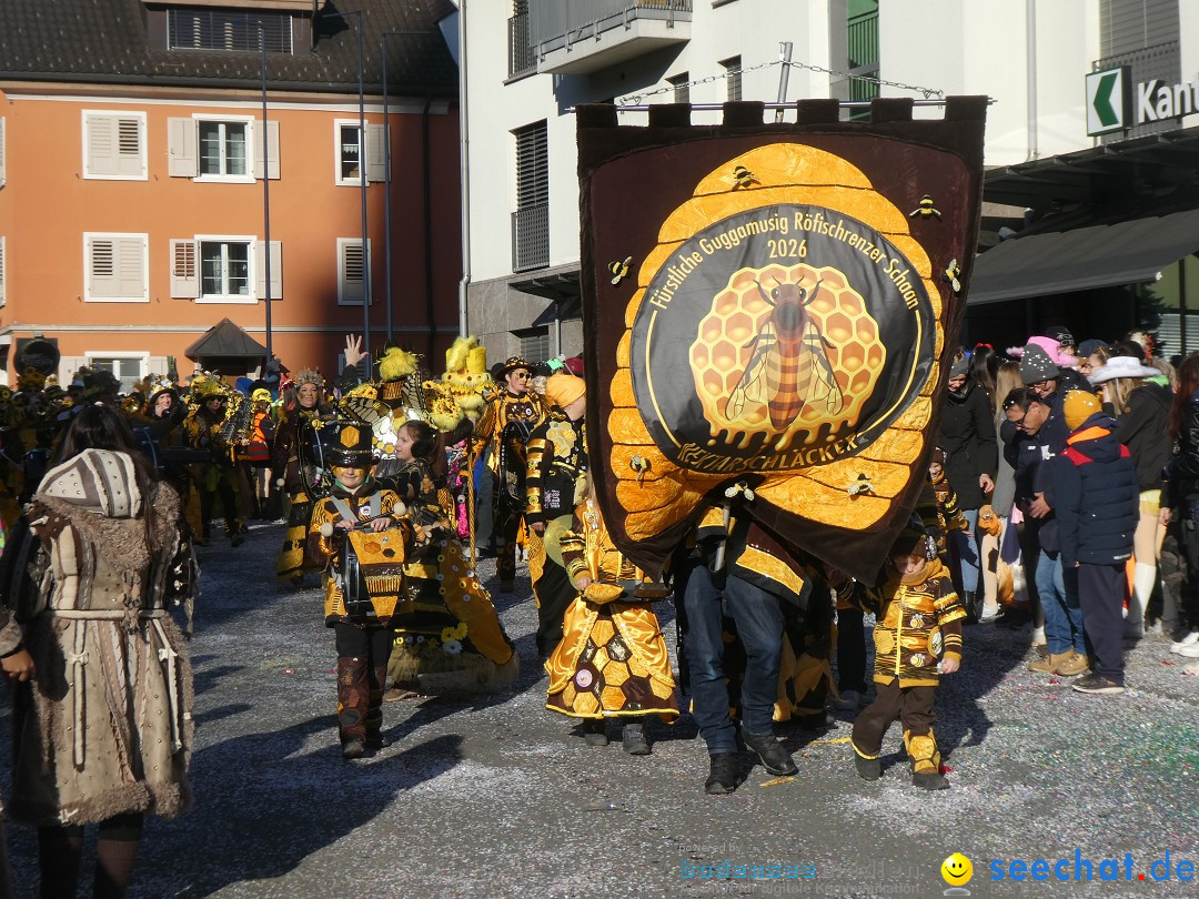 Fasnachtsumzug: Gams - Schweiz, 01.02.2026