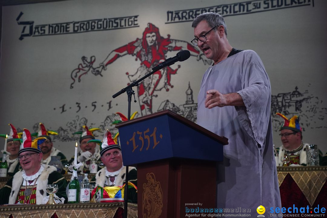 Narrengericht Stockach - Markus Soeder: Stockach, 12.02.2026