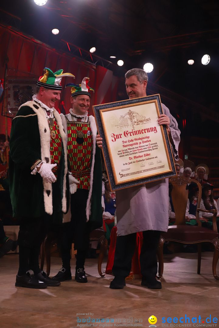 Narrengericht Stockach - Markus Soeder: Stockach, 12.02.2026