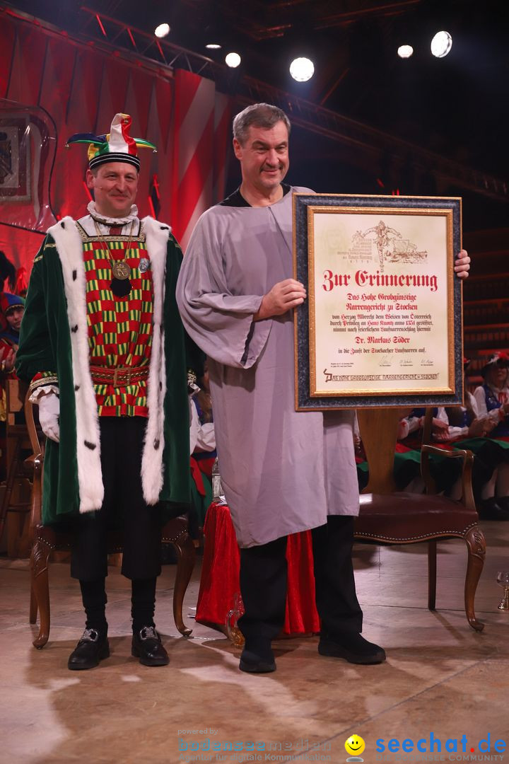 Narrengericht Stockach - Markus Soeder: Stockach, 12.02.2026