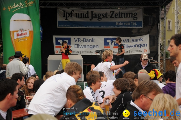 WM 2010 Public Viewing: Deutschland vs Australien (4:0) mit Band Face-of-Vi