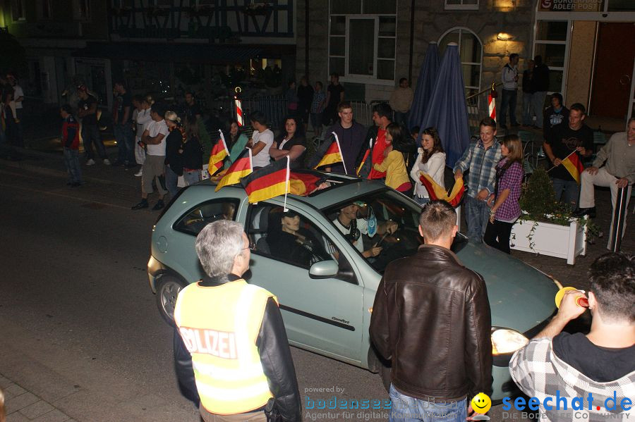 WM2010: Deutschland vs Ghana (1:0): Stockach, 23.06.2010