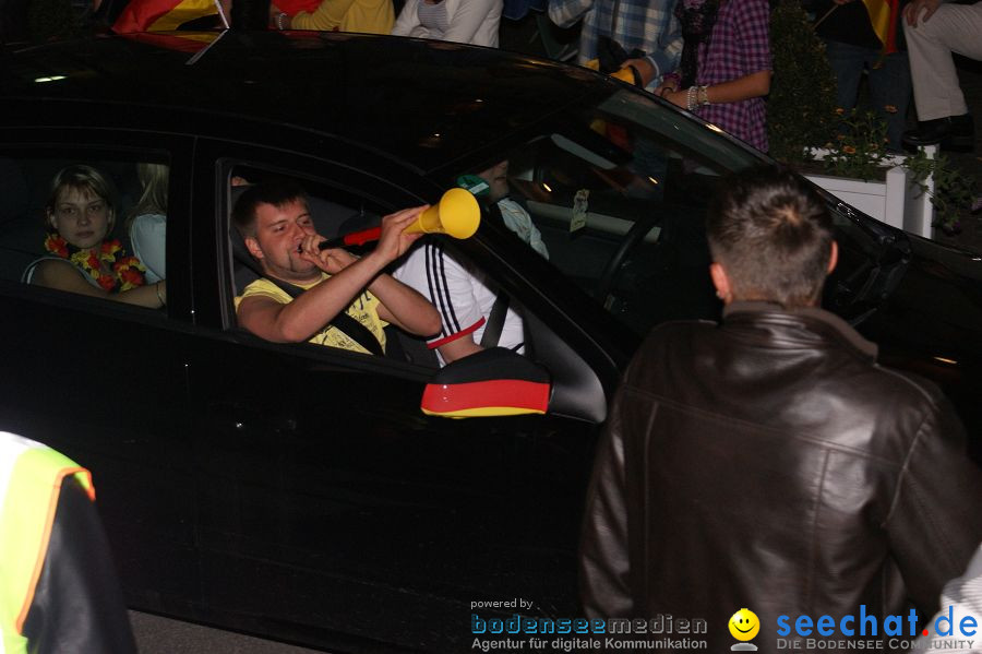 WM2010: Deutschland vs Ghana (1:0): Stockach, 23.06.2010