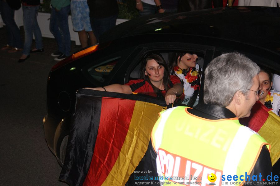 WM2010: Deutschland vs Ghana (1:0): Stockach, 23.06.2010